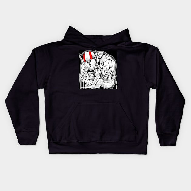 scott lang the ant man Kids Hoodie by jorge_lebeau